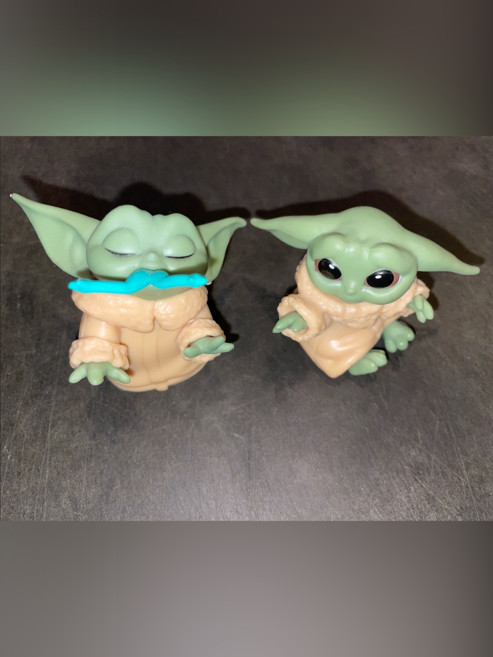 Hasbro Baby Yoda Grogu Figures in Green and Tan